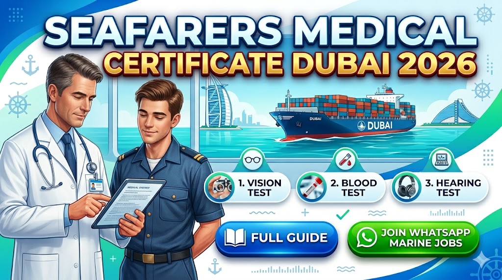 Seafarers Medical Certificate in Dubai (2026 Guide)