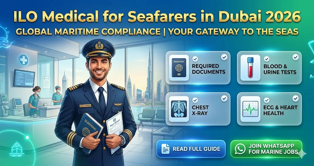 ILO Medical for Seafarers in Dubai (2026): Clinics, Price & Proces