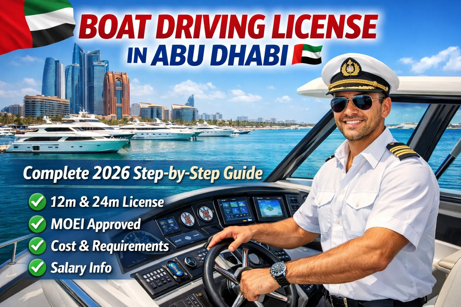 How to Get a Boat Driving License in Abu Dhabi (2026 Complete Guide)