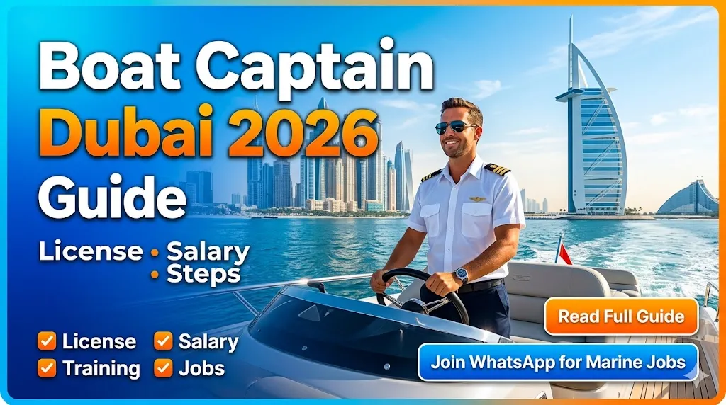 How to Become a Boat Captain in Dubai (2026 Complete Guide + License Cost & Salary)