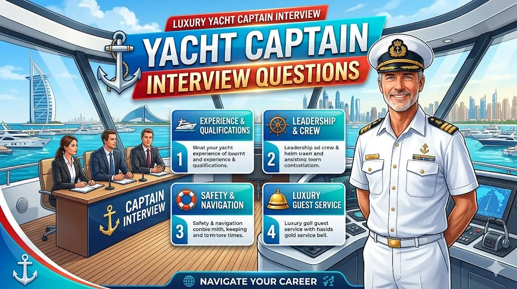 Yacht Captain Interview Questions and Answers 2026 UAE Guide