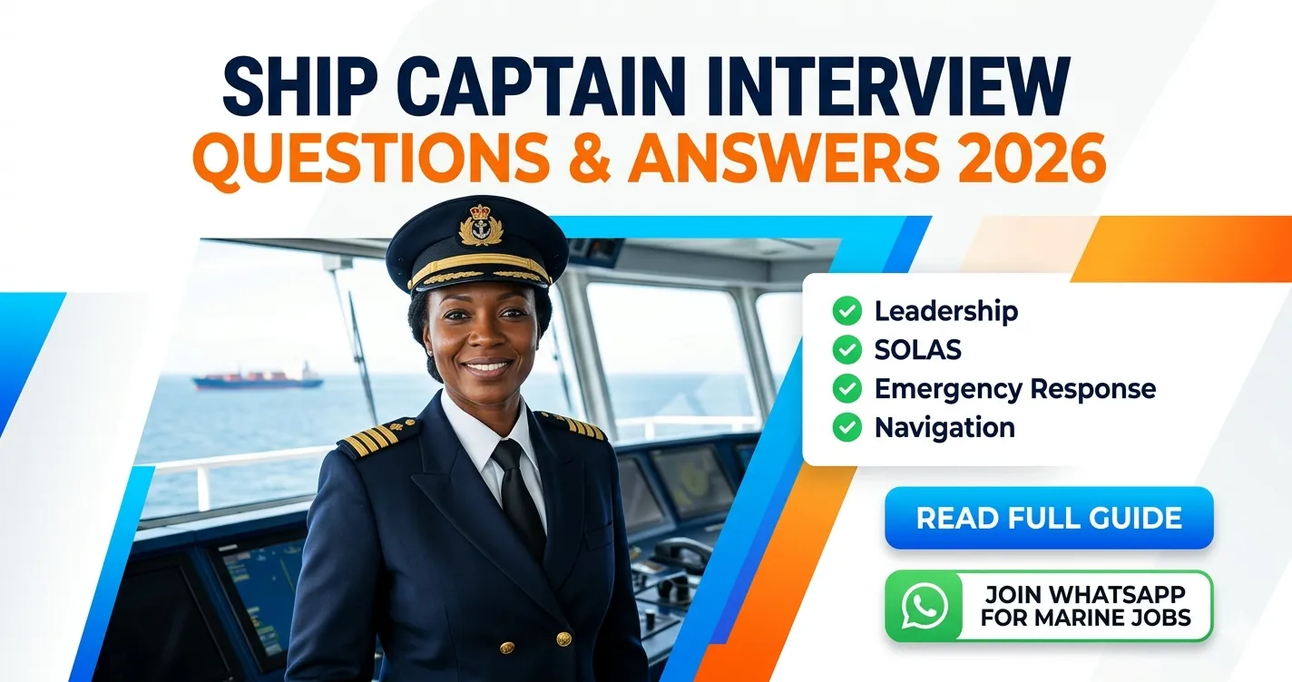 Ship Captain Interview Questions and Answers 2026 Maritime Guide