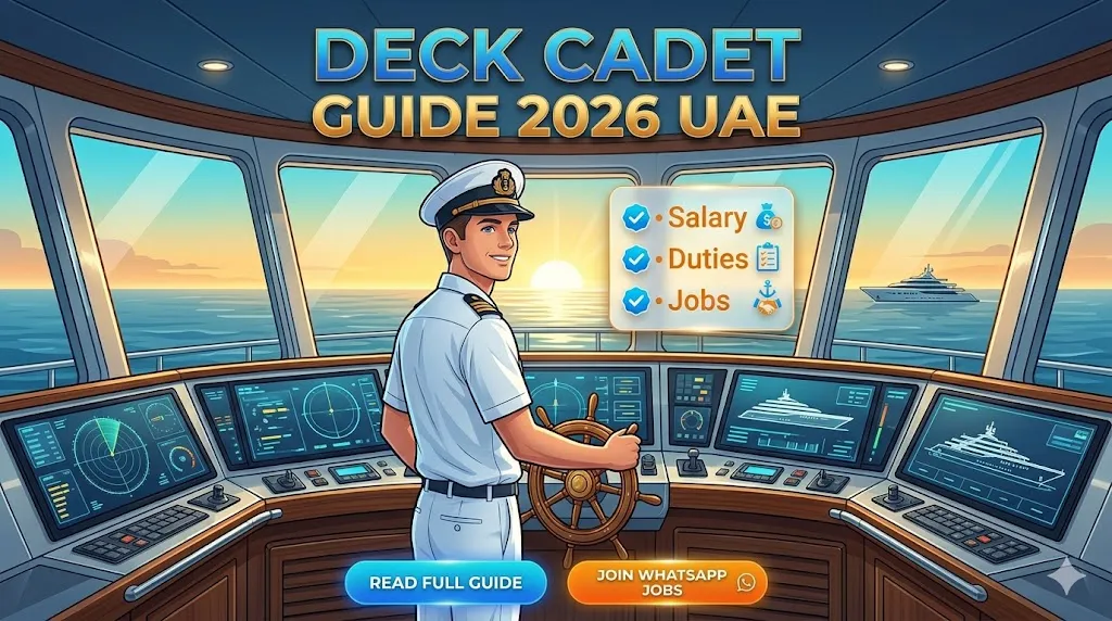 Deck Cadet Job Description UAE 2026: Duties & Salary