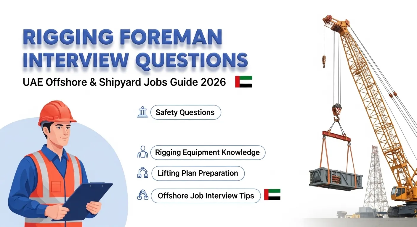 Rigging Foreman Interview Questions and Answers (UAE Marine Guide 2026)