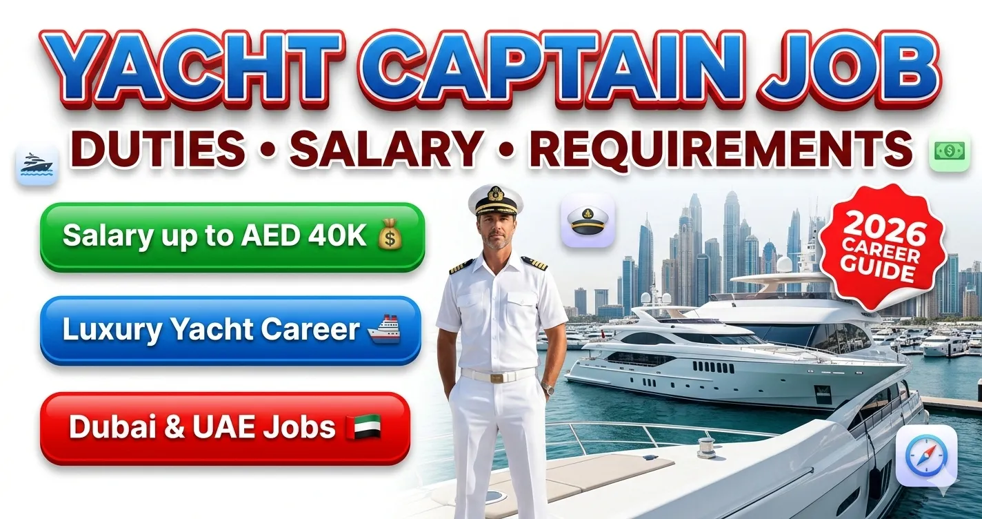 Yacht Captain Job Description (Duties, Salary & Requirements UAE 2026)